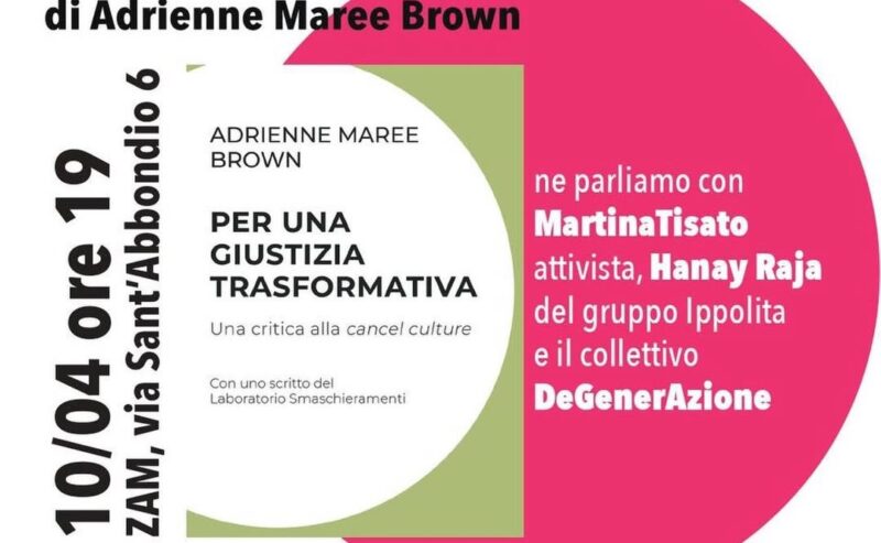 10/04 – Cerchia di dialogo per una giustizia trasformativa @ ZAM