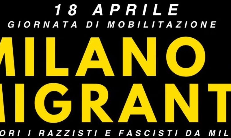 Assemblea pubblica “Milano è migrante” contro il corteo fascista per la remigrazione