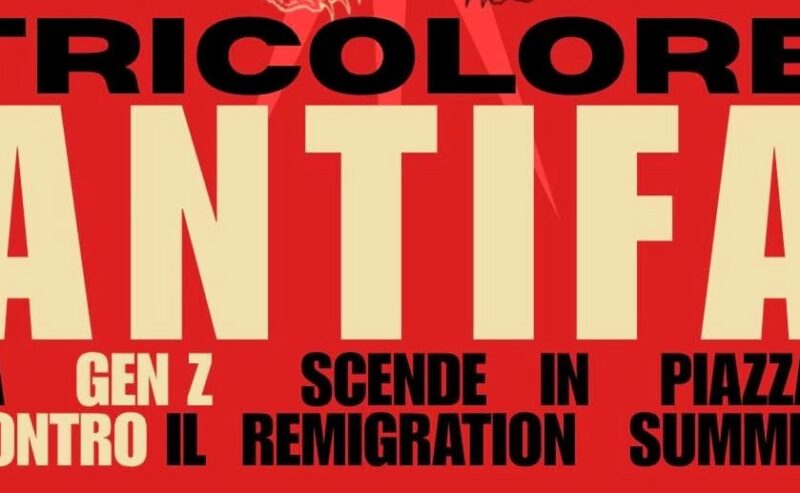Tricolore antifa, fuori i razzisti da Milano!
