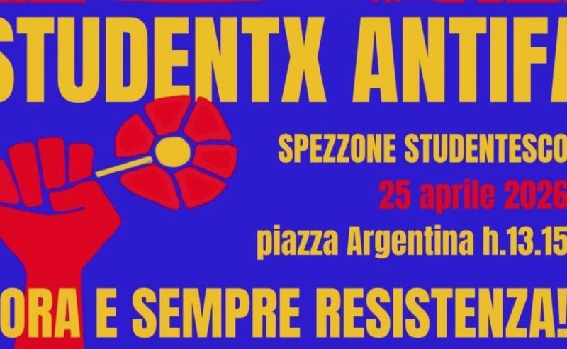 25 Aprile, student* antifa – spezzone studentesco