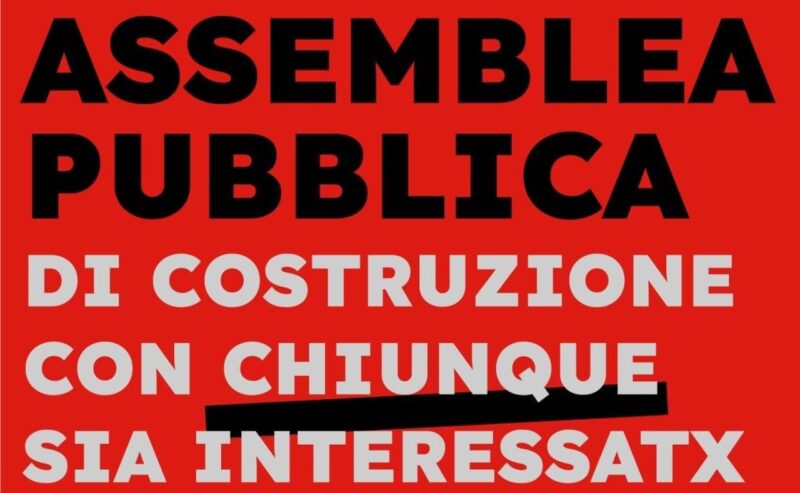 Ambulatorio popolare, assemblea pubblica di costruzione
