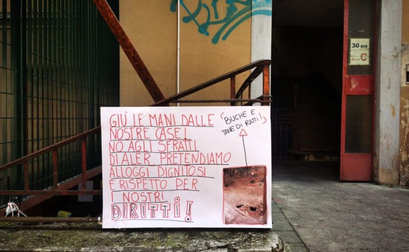 Il Comitato inquilini delle case ALER Lulli/Porpora presenta la proposta per una gestione partecipata della riqualificazione