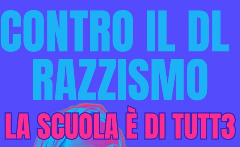 Contro il razzismo! La scuola è di tuttə!