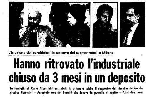 Sequestro Alberghini 1976