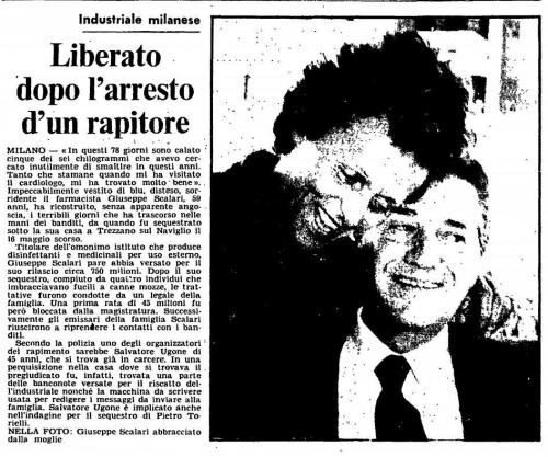 Sequestro Scalari 1977